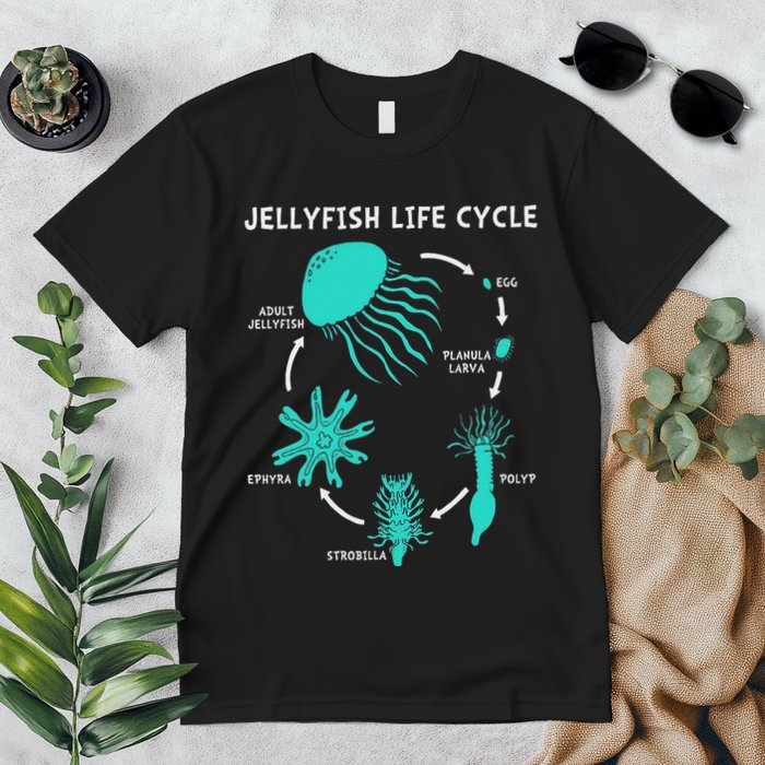 Life Cycle Of A Jellyfish Premium T-Shirt