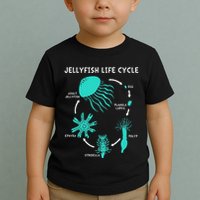 Life Cycle Of A Jellyfish Toddler T-Shirt