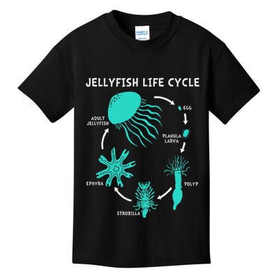 Life Cycle Of A Jellyfish Kids T-Shirt