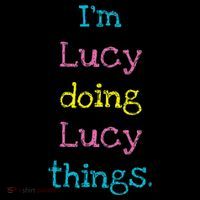 Lucy Cute Personalized Text S Top Mousepad