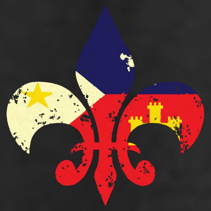 Louisiana Cajun Proud Acadiana Flag Distressed Fleur 11oz C Handle Ceramic Mug