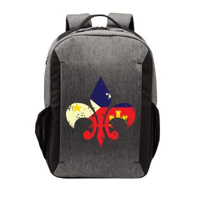 Louisiana Cajun Proud Acadiana Flag Distressed Fleur Vector Backpack