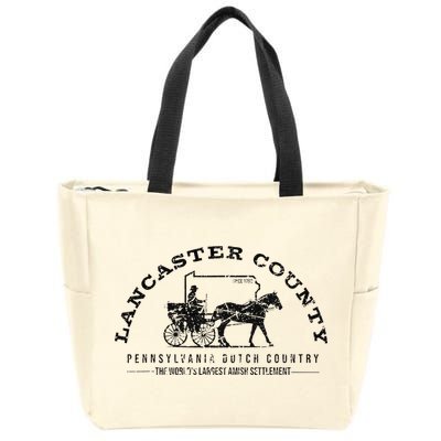 Lancaster County Pennsylvania Amish Settlement Est 1760 Zip Tote Bag