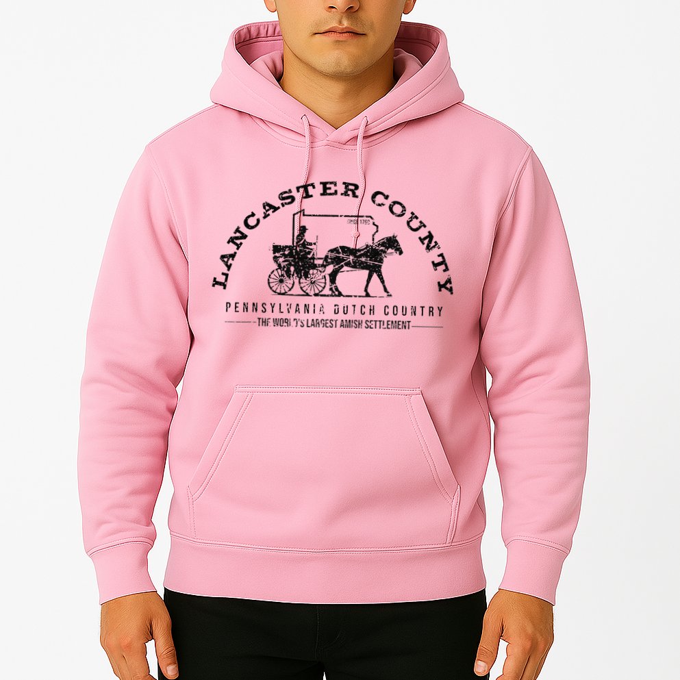 Lancaster County Pennsylvania Amish Settlement Est 1760 Hoodie
