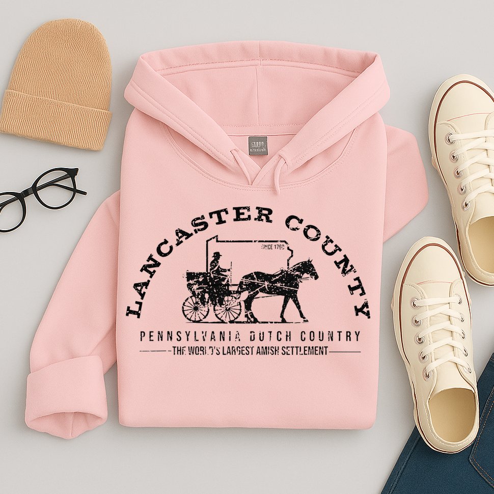 Lancaster County Pennsylvania Amish Settlement Est 1760 Hoodie