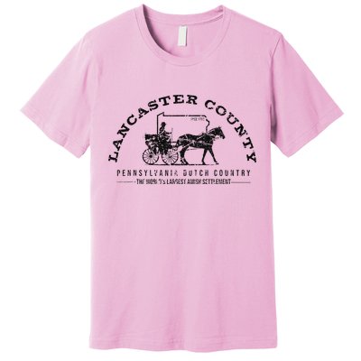 Lancaster County Pennsylvania Amish Settlement Est 1760 Premium T-Shirt
