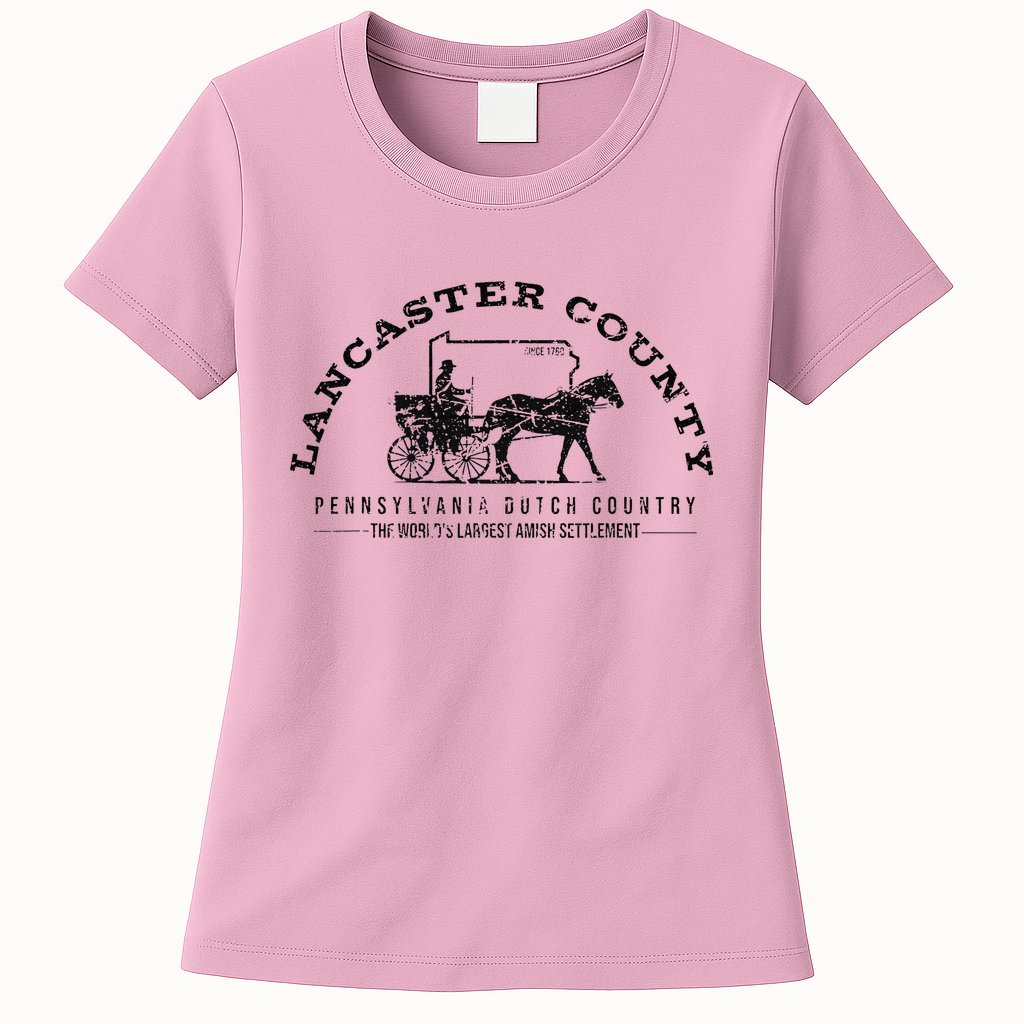 Lancaster County Pennsylvania Amish Settlement Est 1760 Womens T-Shirt