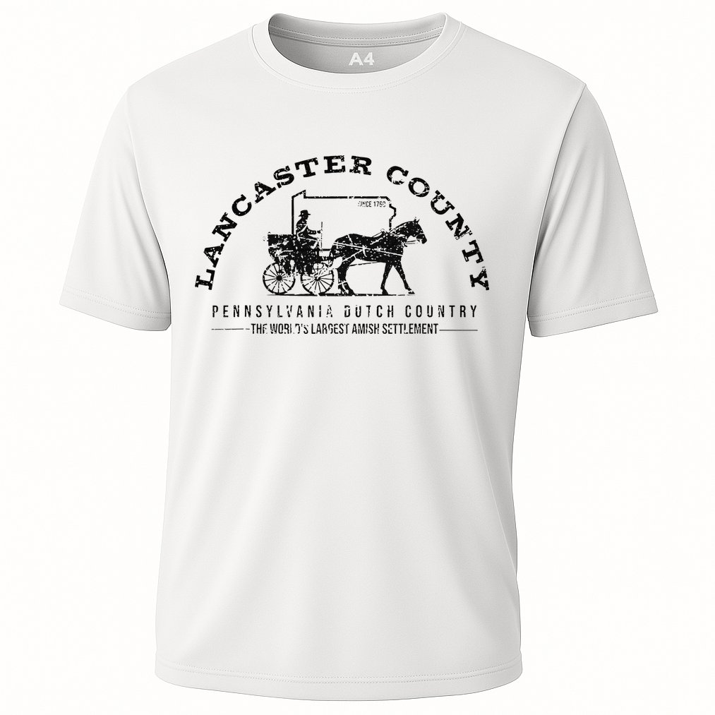 Lancaster County Pennsylvania Amish Settlement Est 1760 Cooling Performance Crew T-Shirt