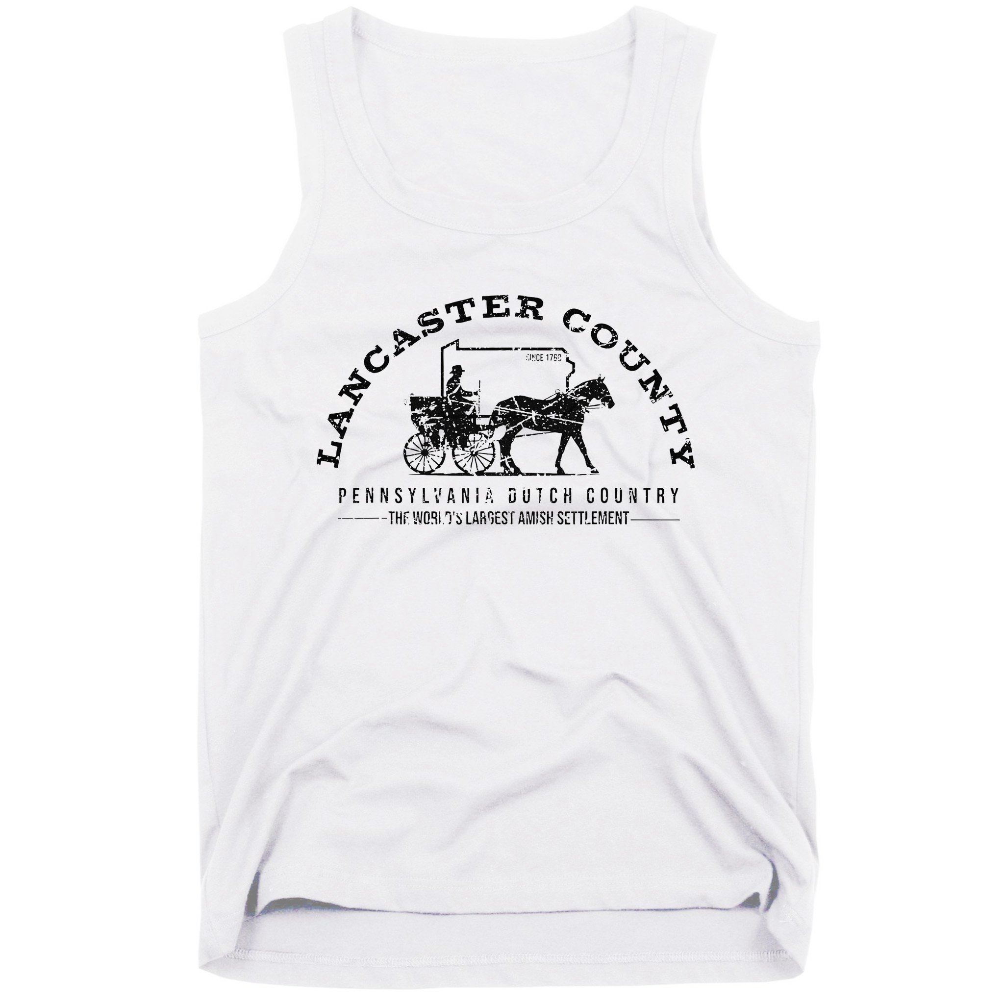 Lancaster County Pennsylvania Amish Settlement Est 1760 Tank Top