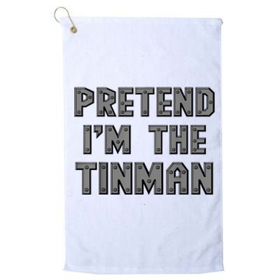 Lazy Costume Pretend IM The Oz Tin Man Funny Halloween Platinum Collection Golf Towel