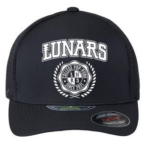 Lunars College Poppunk Since 2021 Flexfit Unipanel Trucker Cap