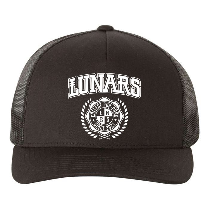 Lunars College Poppunk Since 2021 Yupoong Adult 5-Panel Trucker Hat