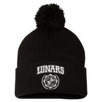 Lunars College Poppunk Since 2021 Pom Pom 12in Knit Beanie