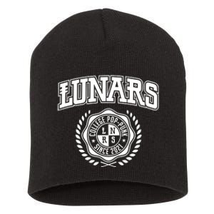 Lunars College Poppunk Since 2021 Short Acrylic Beanie