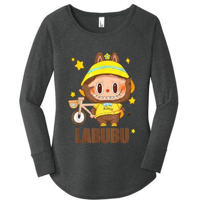 Labubu Classic Pose Women's Perfect Tri Tunic Long Sleeve Shirt