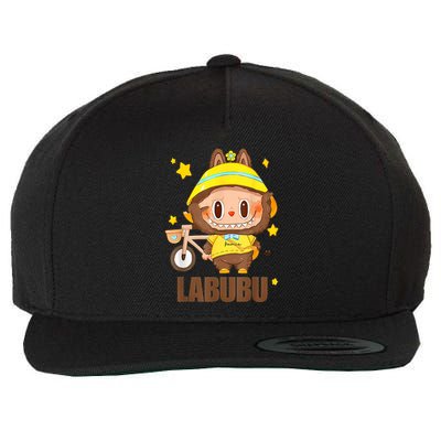 Labubu Classic Pose Wool Snapback Cap