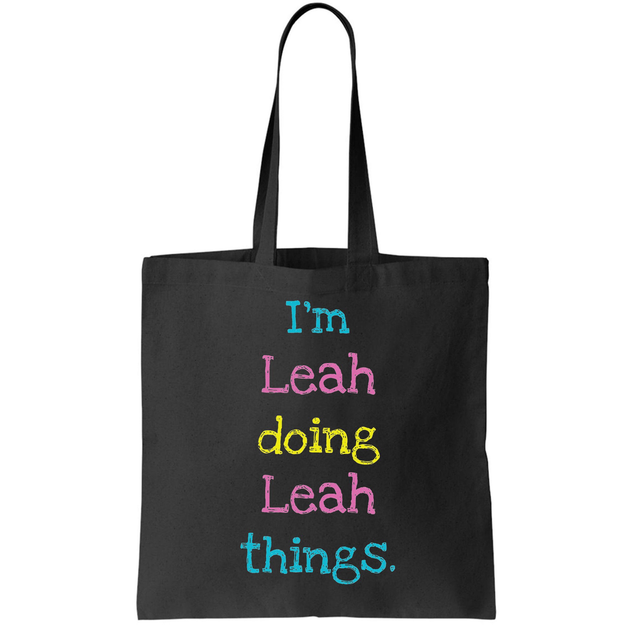 Leah Cute Personalized Text Kid's Gift Top For Girls Bag