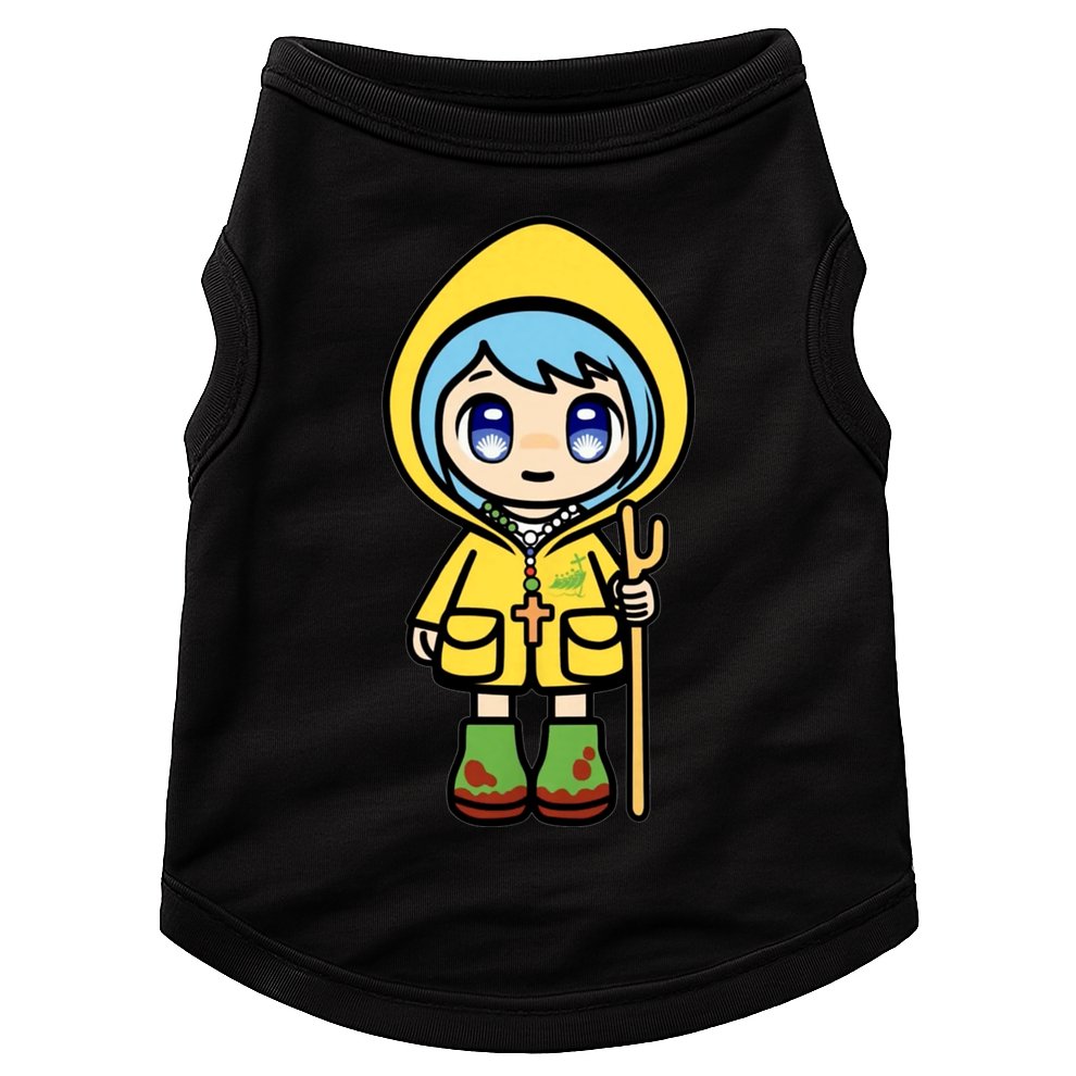 Luce Catholic Pilgrim Anime Mascot Of The 2025 Jubilee Doggie Tank