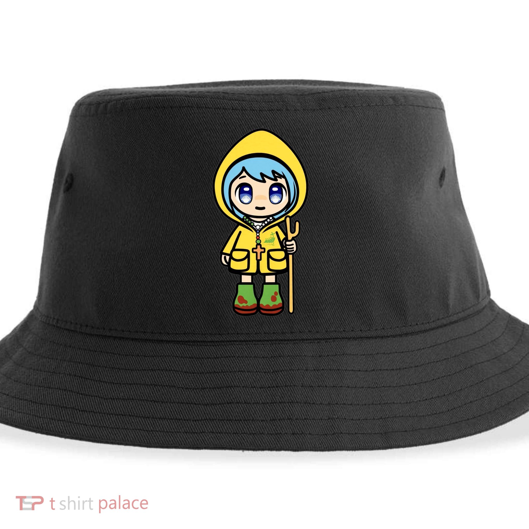 Luce Catholic Pilgrim Anime Mascot Of The 2025 Jubilee Sustainable Bucket Hat