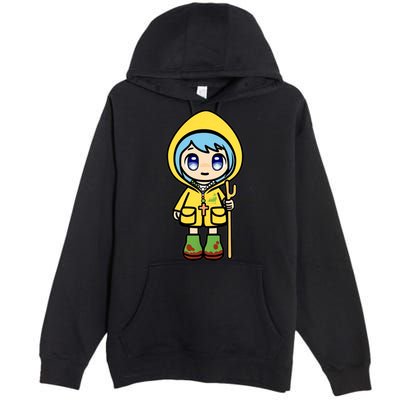 Luce Catholic Pilgrim Anime Mascot Of The 2025 Jubilee Premium Pullover Hoodie