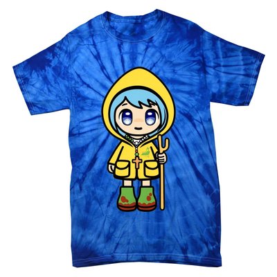 Luce Catholic Pilgrim Anime Mascot Of The 2025 Jubilee Tie-Dye T-Shirt