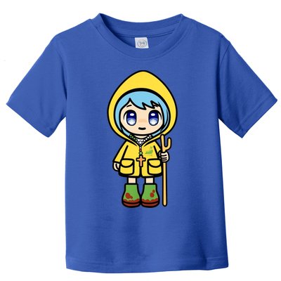 Luce Catholic Pilgrim Anime Mascot Of The 2025 Jubilee Toddler T-Shirt