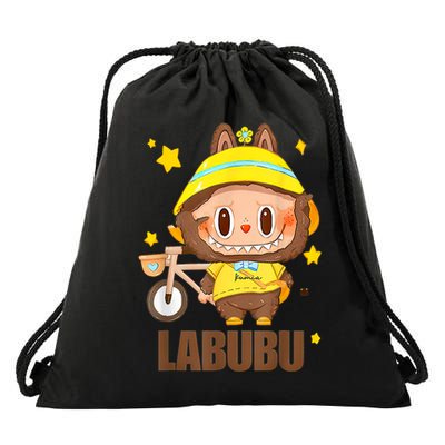 Labubu Classic Pose Labubu Lover Gift Drawstring Bag