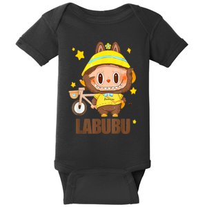 Labubu Classic Pose Labubu Lover Gift Baby Bodysuit