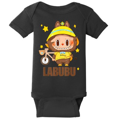 Labubu Classic Pose Labubu Lover Gift Baby Bodysuit