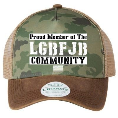 LGBFJB Community Proud Member USA Army Flag Legacy Tie Dye Trucker Hat