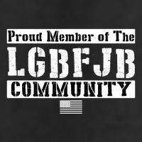 LGBFJB Community Proud Member USA Army Flag 7 Panel Mesh Trucker Snapback Hat