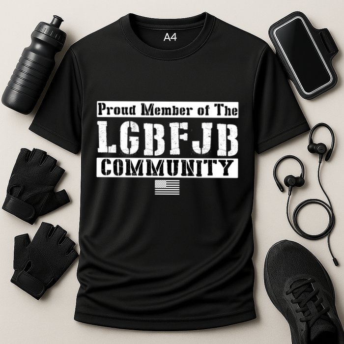LGBFJB Community Proud Member USA Army Flag Performance Shirt