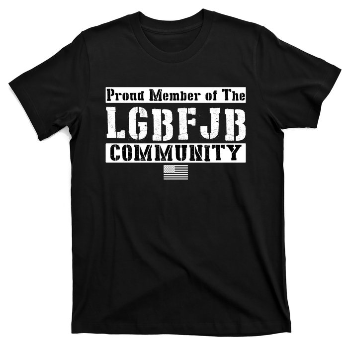 LGBFJB Community Proud Member USA Army Flag T-Shirt