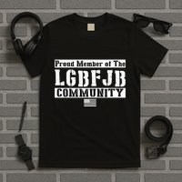 LGBFJB Community Proud Member USA Army Flag T-Shirt