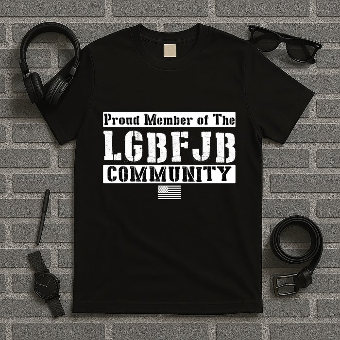 LGBFJB Community Proud Member USA Army Flag T-Shirt