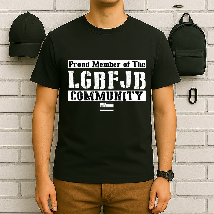 LGBFJB Community Proud Member USA Army Flag T-Shirt