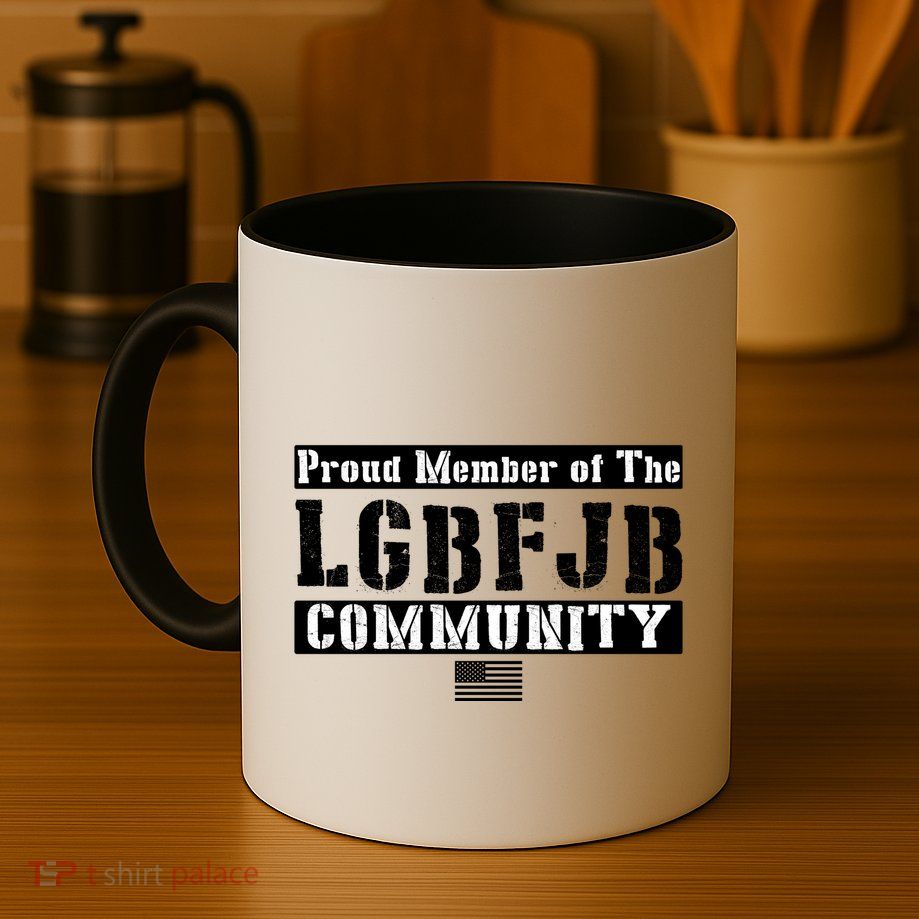 LGBFJB Community Proud Member USA Army Flag Mug