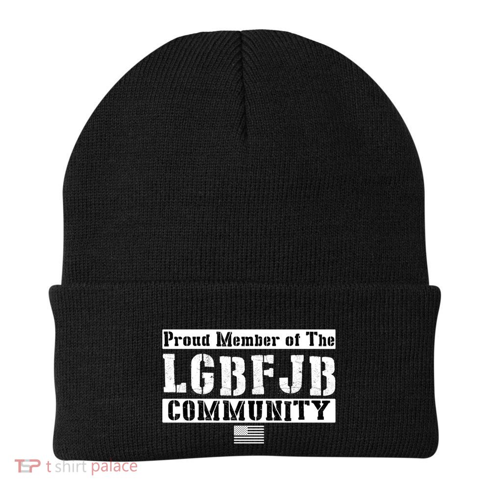LGBFJB Community Proud Member USA Army Flag Beanie