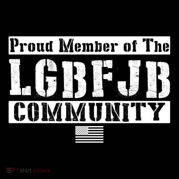 LGBFJB Community Proud Member USA Army Flag Drawstring Bag
