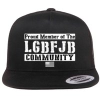 LGBFJB Community Proud Member USA Army Flag Flatbill Hat