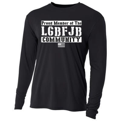 LGBFJB Community Proud Member USA Army Flag Cooling Performance Long Sleeve Crew