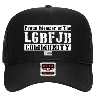 LGBFJB Community Proud Member USA Army Flag Trucker Hat