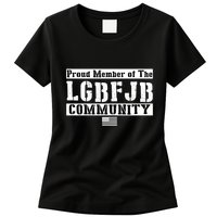 LGBFJB Community Proud Member USA Army Flag Womens T-Shirt