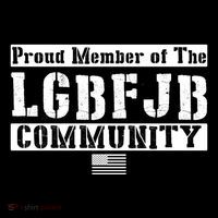 LGBFJB Community Proud Member USA Army Flag Women's V-Neck T-Shirt