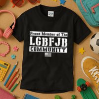 LGBFJB Community Proud Member USA Army Flag Kids T-Shirt