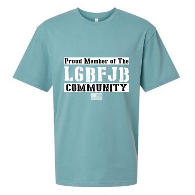 LGBFJB Community Proud Member USA Army Flag Sueded Cloud Jersey T-Shirt