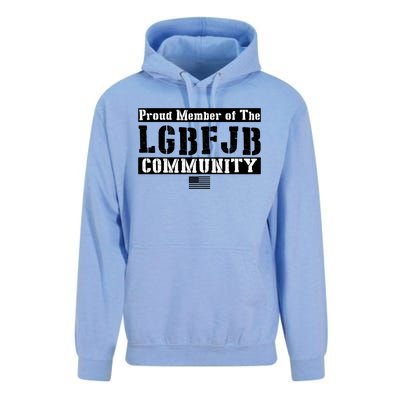 LGBFJB Community Proud Member USA Army Flag Unisex Surf Hoodie