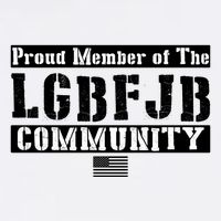 LGBFJB Community Proud Member USA Army Flag Garment-Dyed Sweatshirt