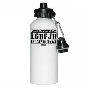 LGBFJB Community Proud Member USA Army Flag Aluminum Water Bottle