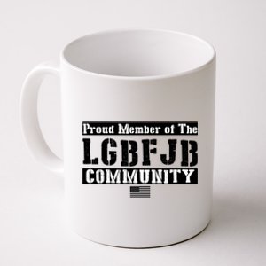 LGBFJB Community Proud Member USA Army Flag Coffee Mug